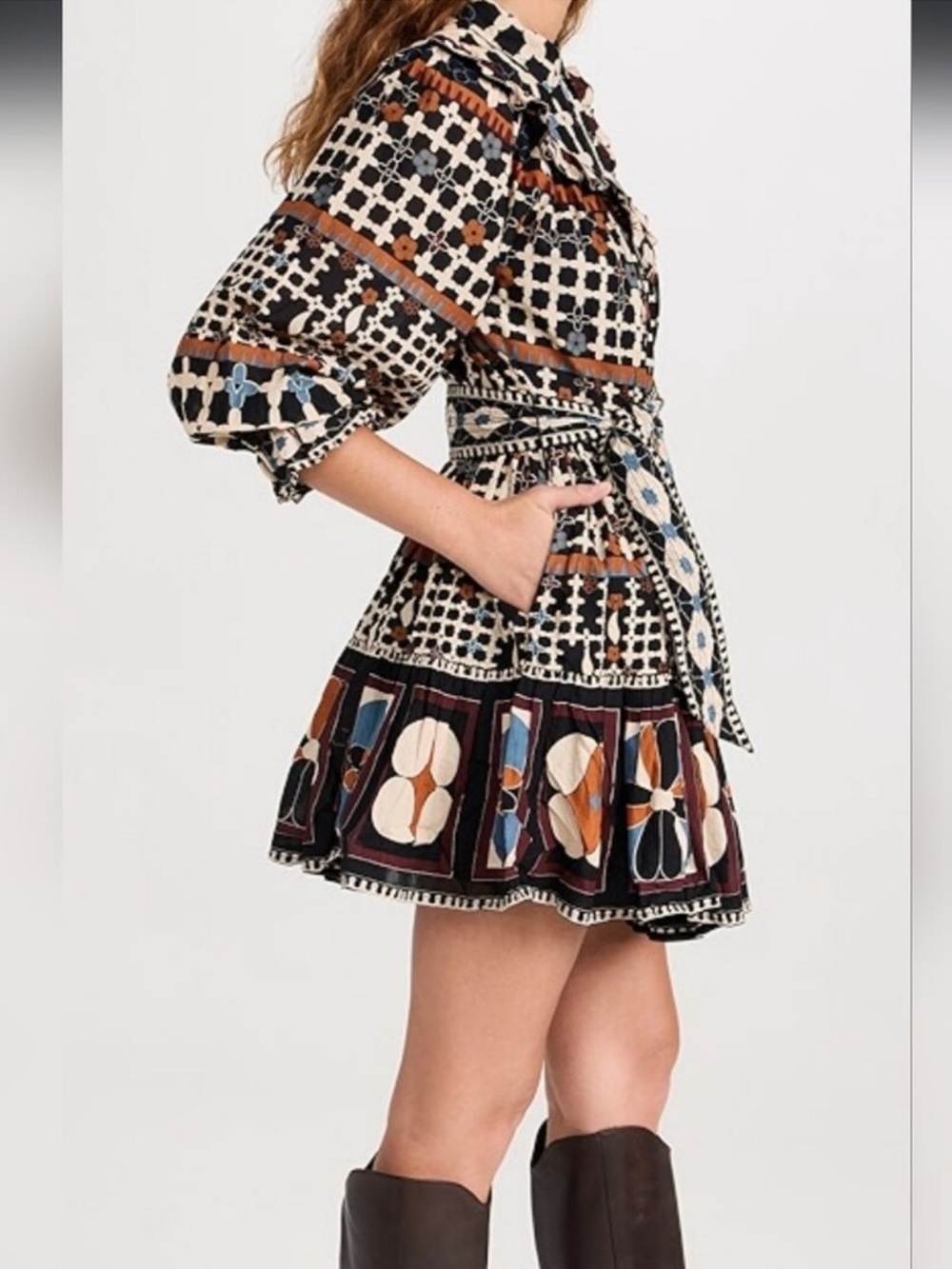 Cleobella Lotte Mini Dress in Deco (Medium) - Picture 2 of 7